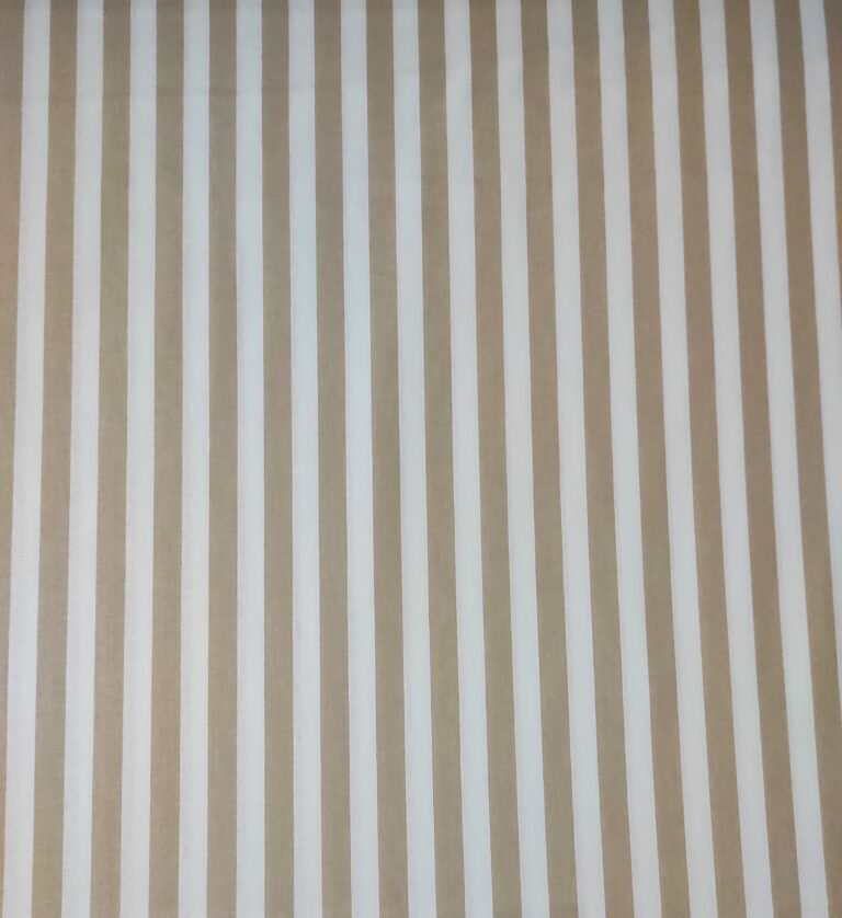 Posteljno platno krem pruge