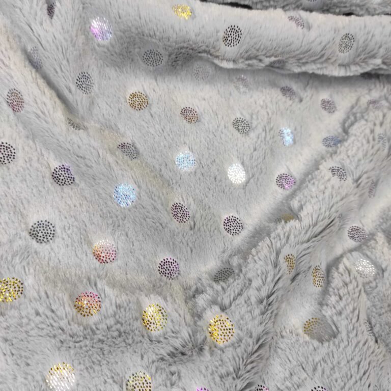 Minky sa gliterom siva 1