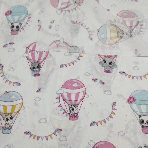 Posteljno platno roze balon