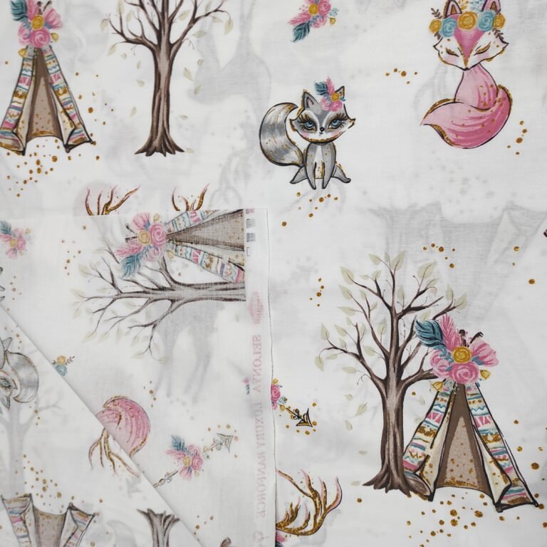 Posteljno platno jelen šator