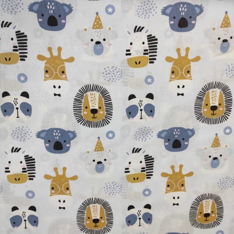 Posteljno platno - Plavi lav