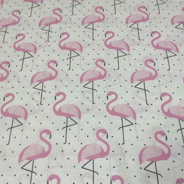 Posteljno platno - Flamingo